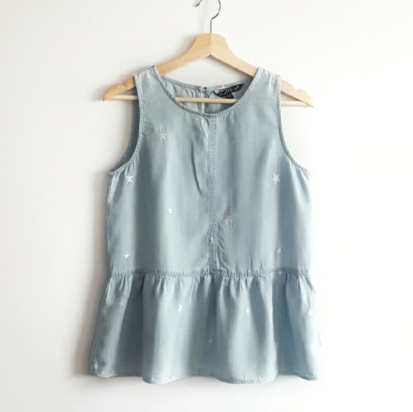 Velvet Heart Tops - ▪︎Velvet Heart▪︎Women's Top With Embroidered Stars